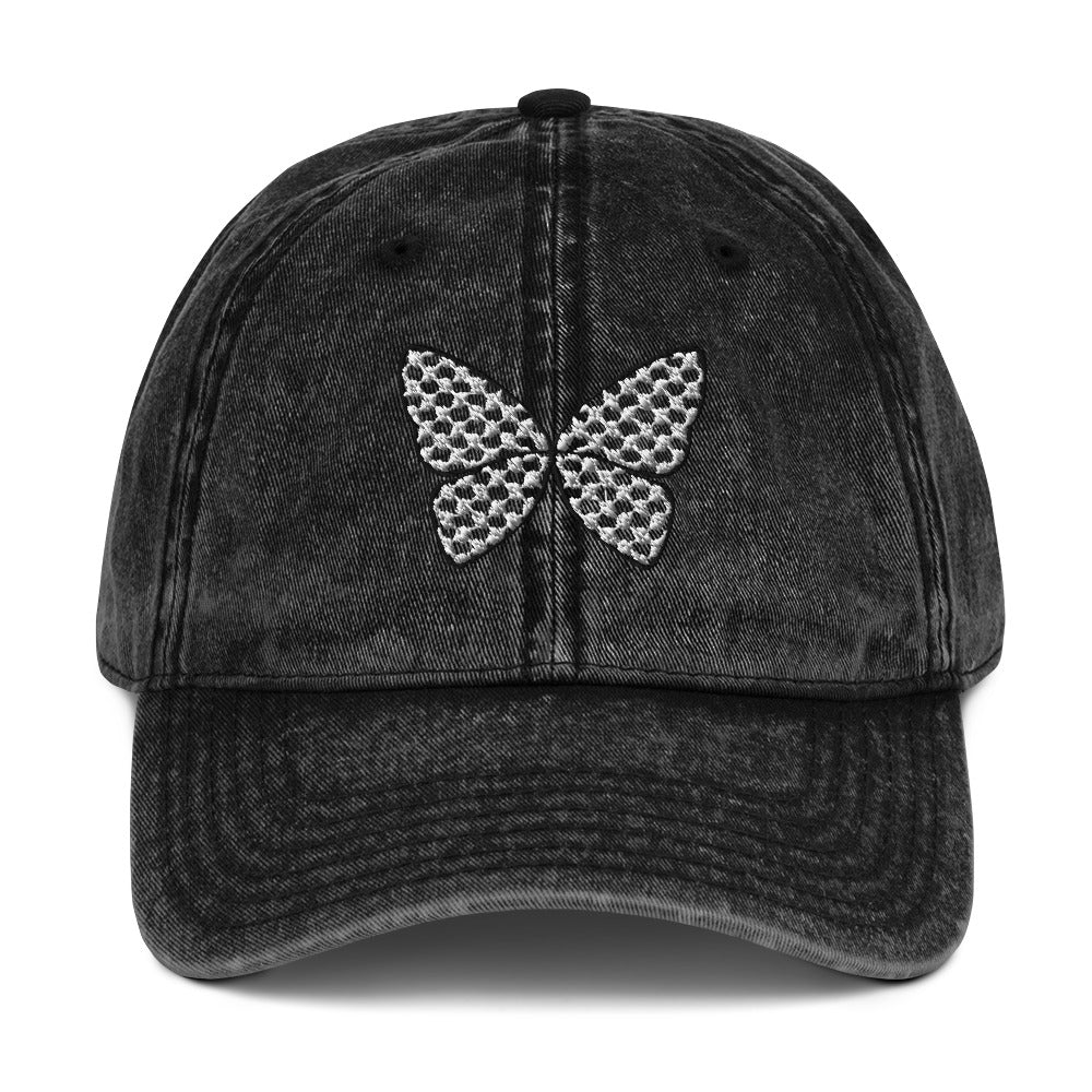 Farasha White Vintage Cotton Twill Cap - Palestinian Cap - Kefiyyeh pattern cap - Islamic gifts - Palestinian symbol cap