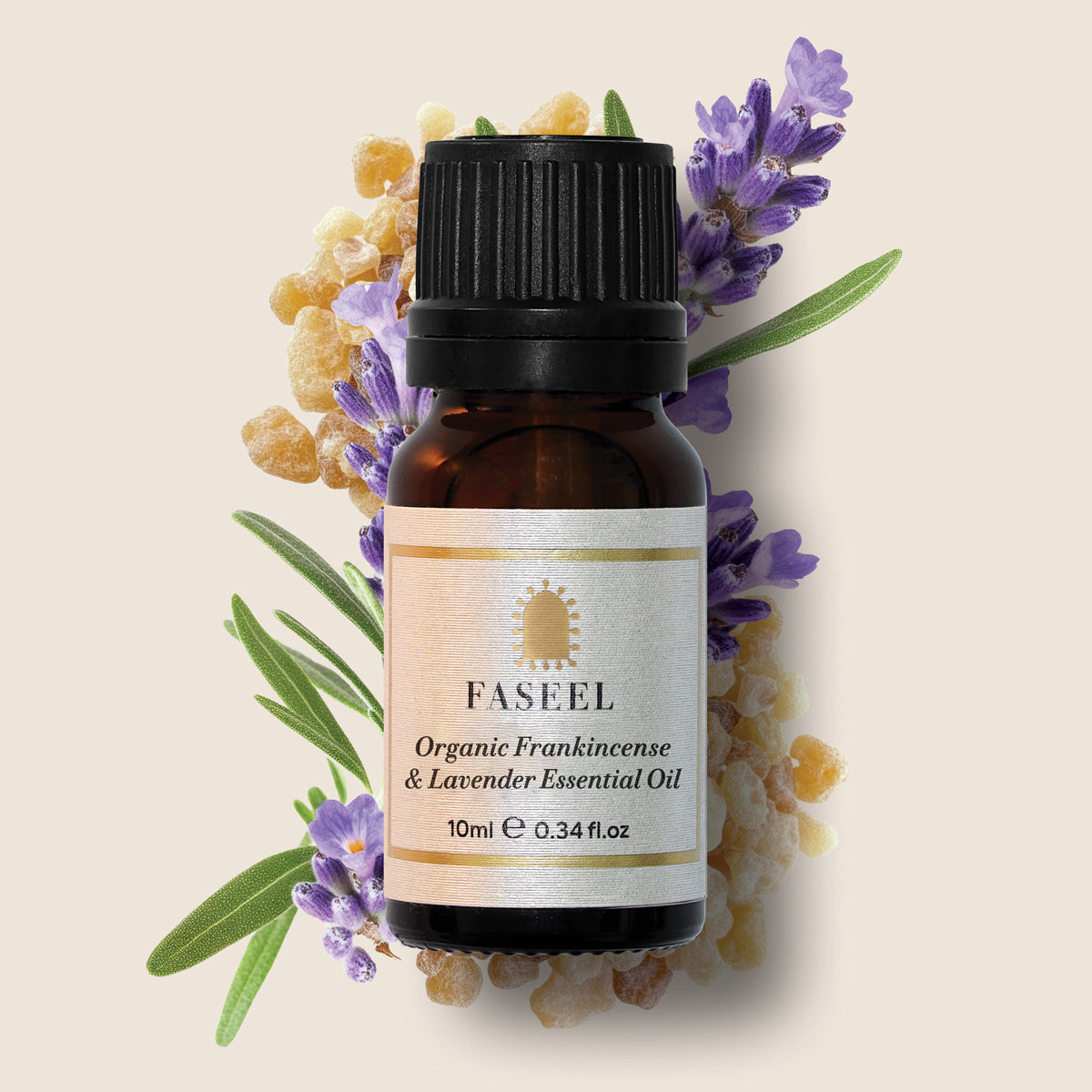 Faseel Organic Frankincense and Lavender Essential Oil 10ml