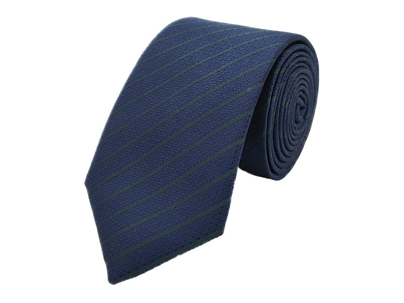 Forest Green Striped Tie