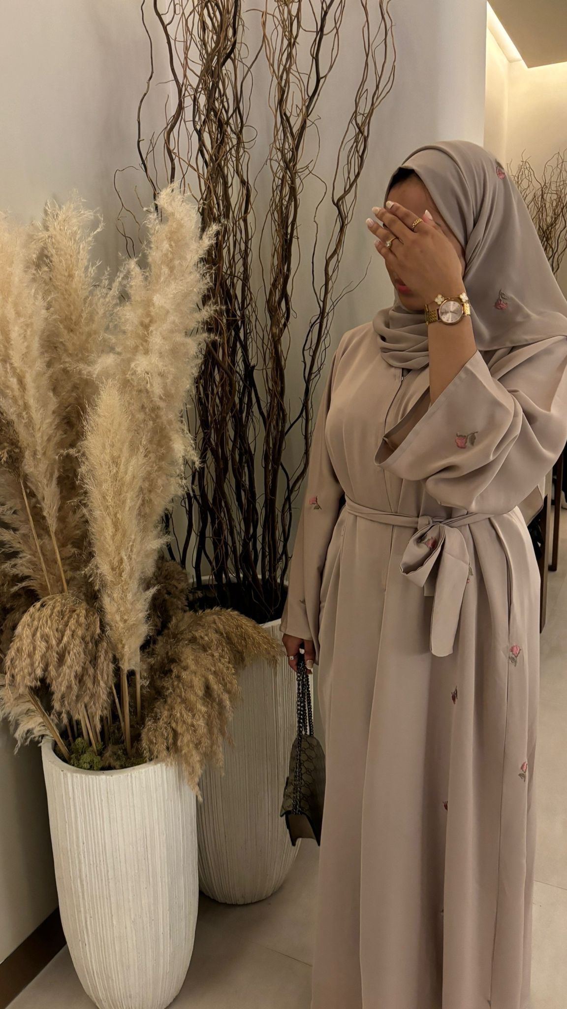 Gardenia Abaya — Nude