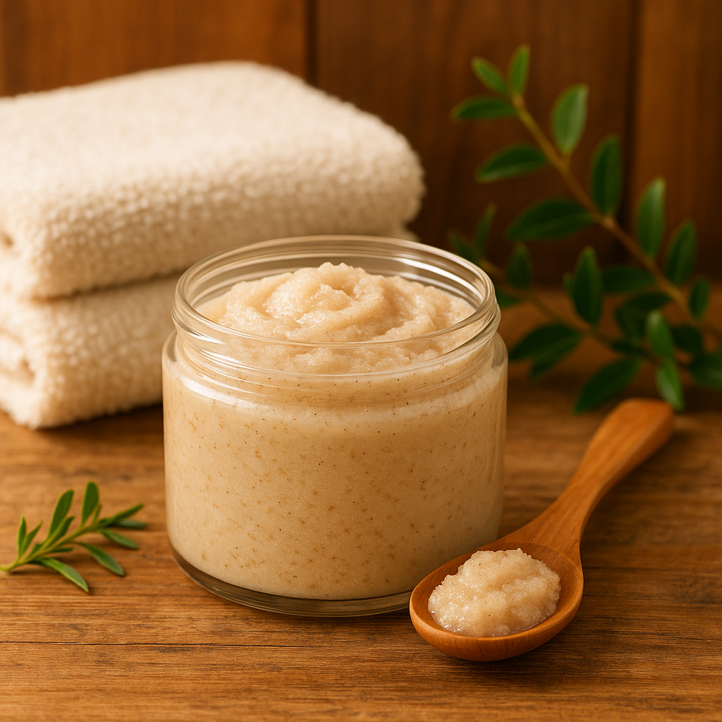 Gentle Sugar Face Scrub - Hydrating and Exfoliating Skincare for Soft, Radiant Skin, Jojoba Oil Face Scrub - Halal Face scrub - Halal Skincare - Natural Halal Skincare