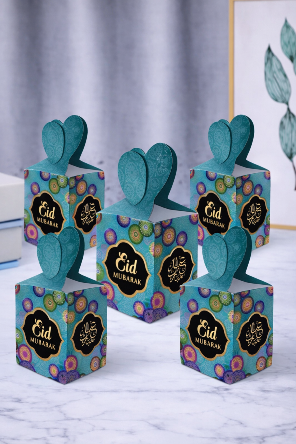 Geometric Eid Gift Boxes (Pack of 5)