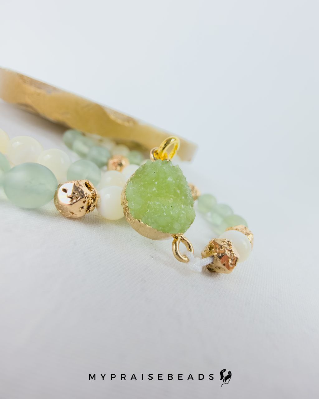 Green Bag Charm Tasbih with Luxury Pouch