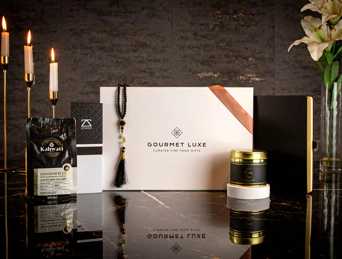 HAMZA Luxury Islamic Gift Set For Men - Premium Islamic Gifts - Eid Gifts For Men - Hajj Mubarak Gifts For Men - Umrah Mubarak Gift For Men - Islamic Corporate Gift For Men