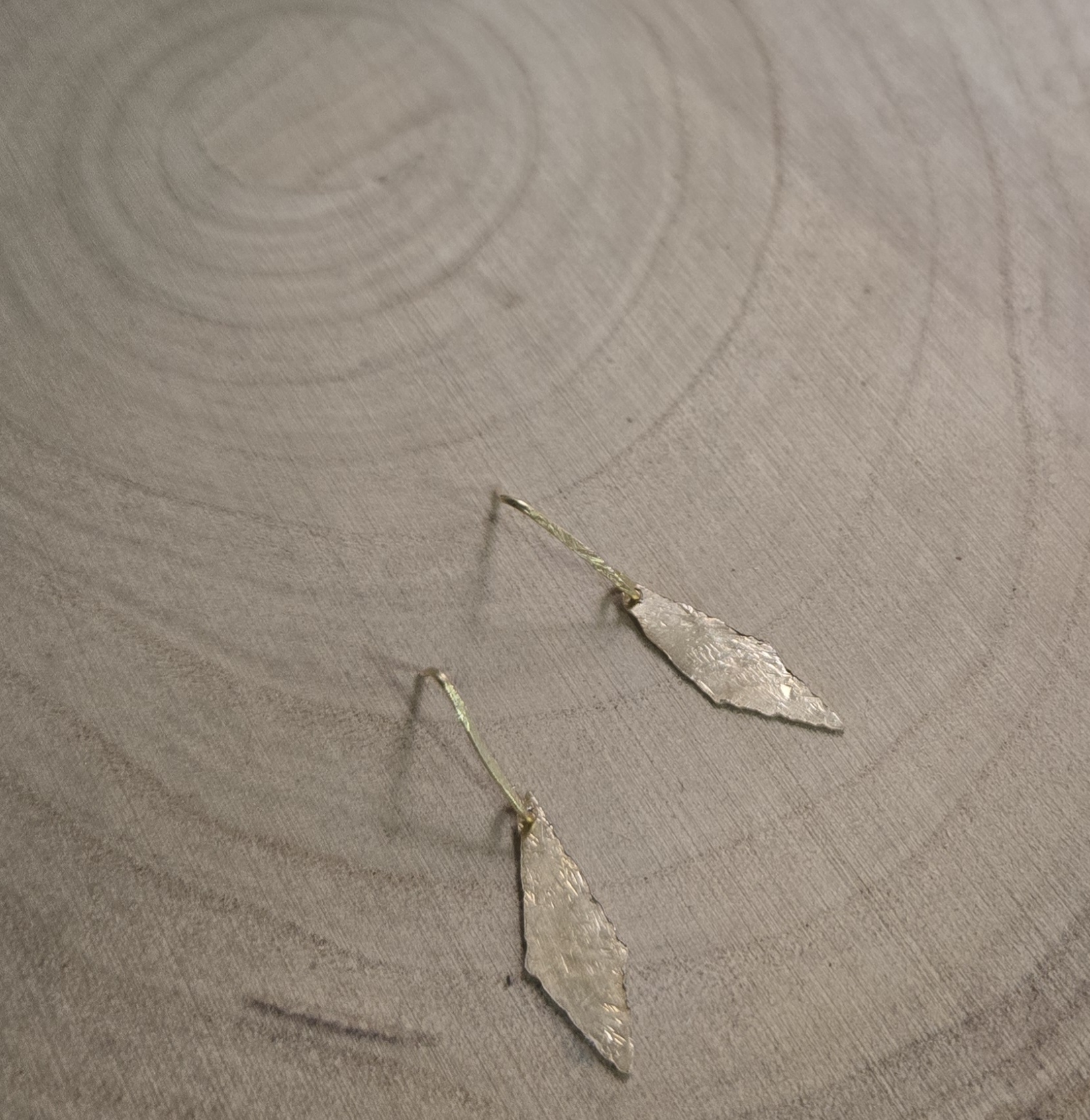 Hand-made palestine map brass drop earrings - Palestine handmade drop earrings - Handmade Palestine earring - Islamic Earring