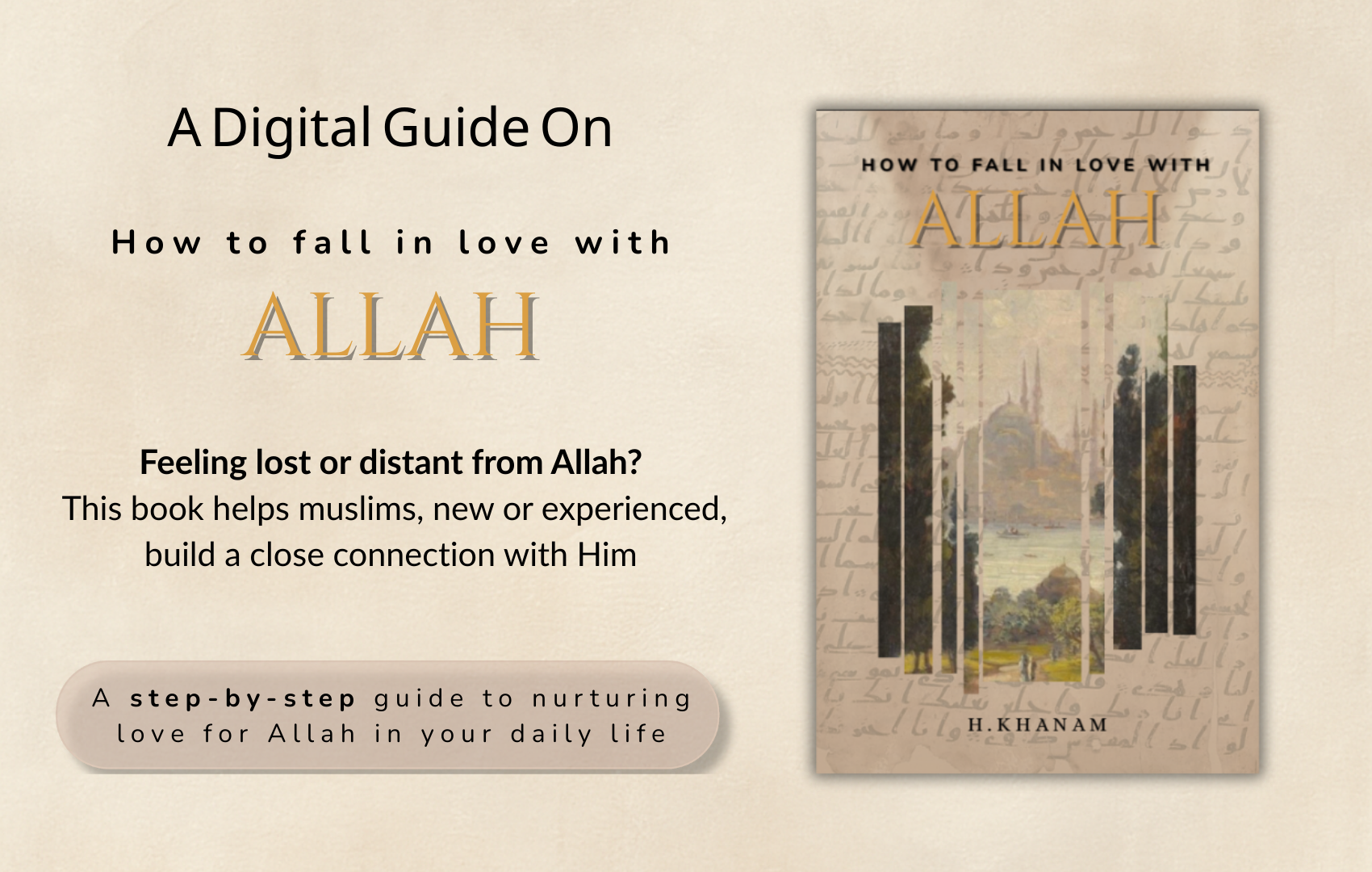 How to fall in love with Allah \| Islamic Digital Ebook \| Strengthen Iman & Reconnect with Allah \| PDF Guide \| Islamic Guide To Strengthen Iman \| Ramadan Book