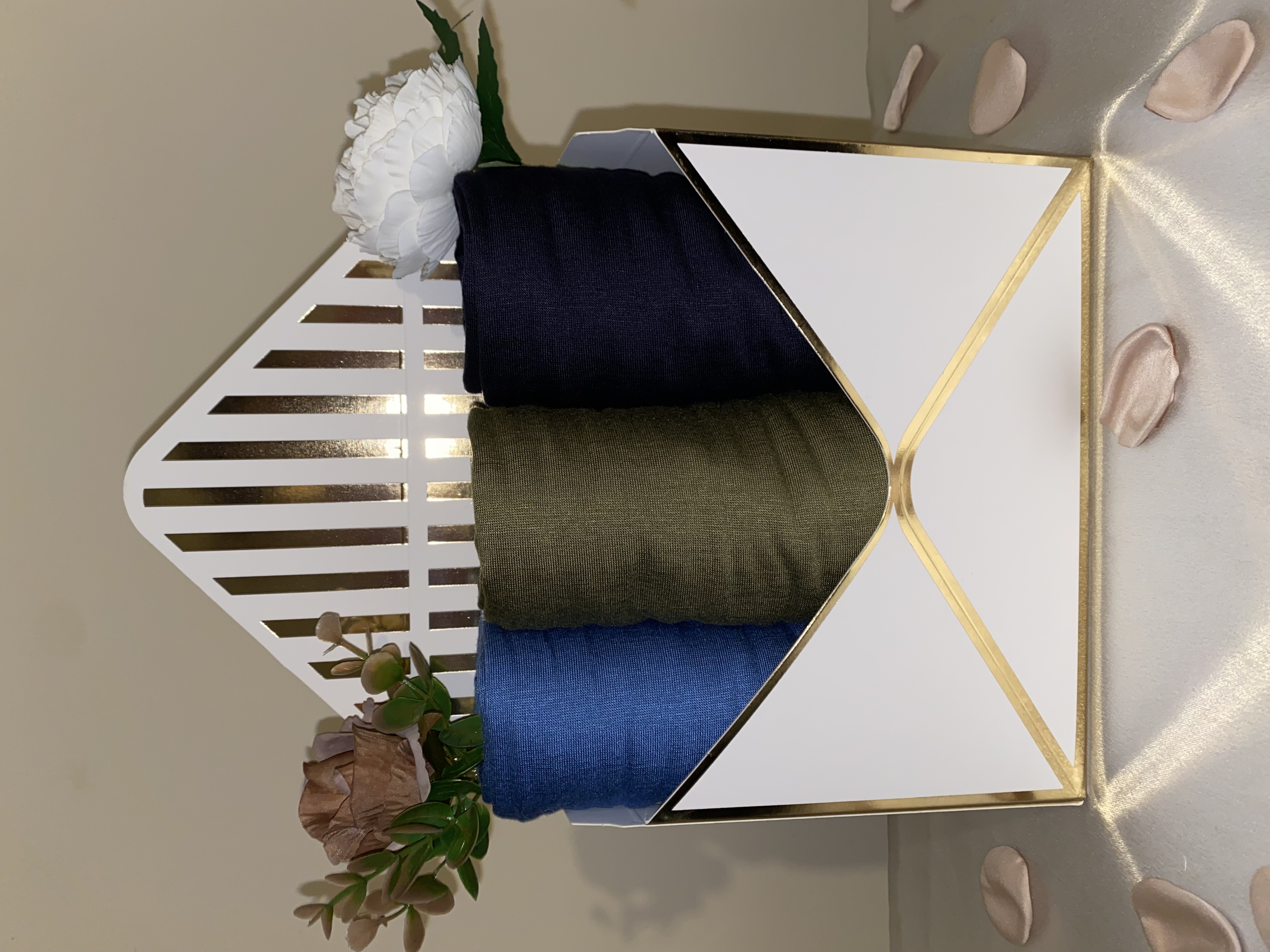 Premium Jersey Hijab Gift Box — Set of 3