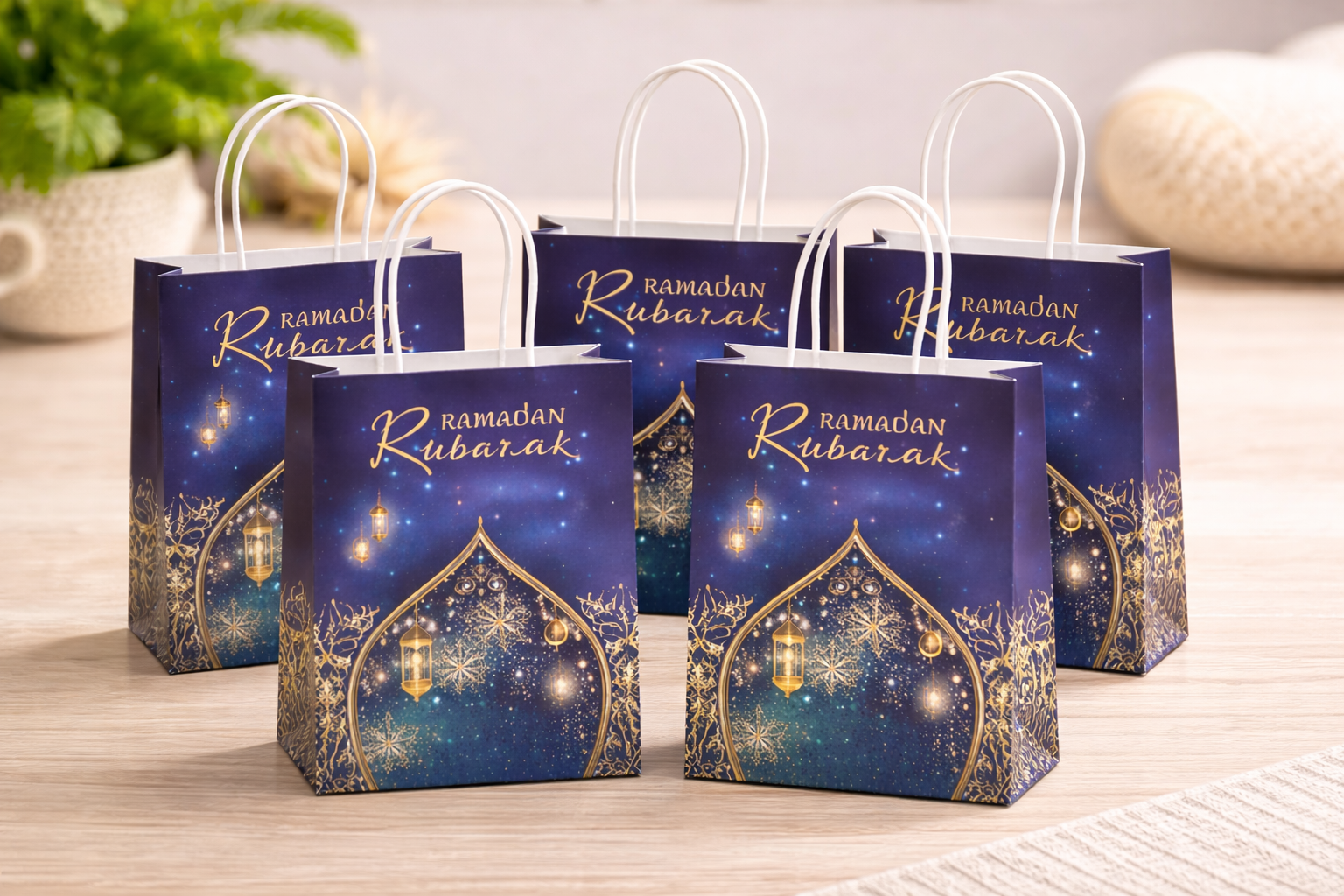 طقم 5 أكياس هدايا رمضان