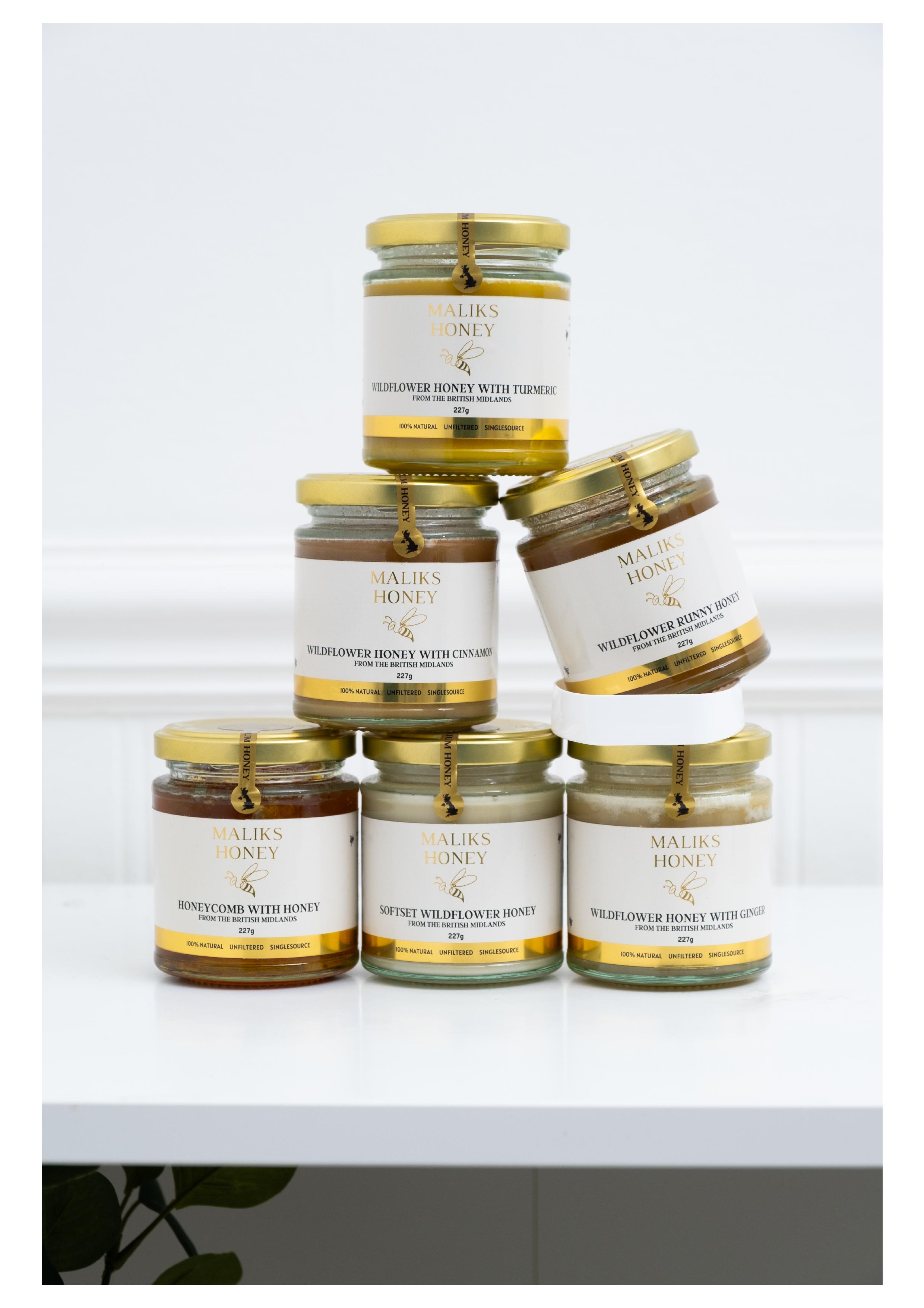 British Raw Honey Collection — 6 Pack Gift Set