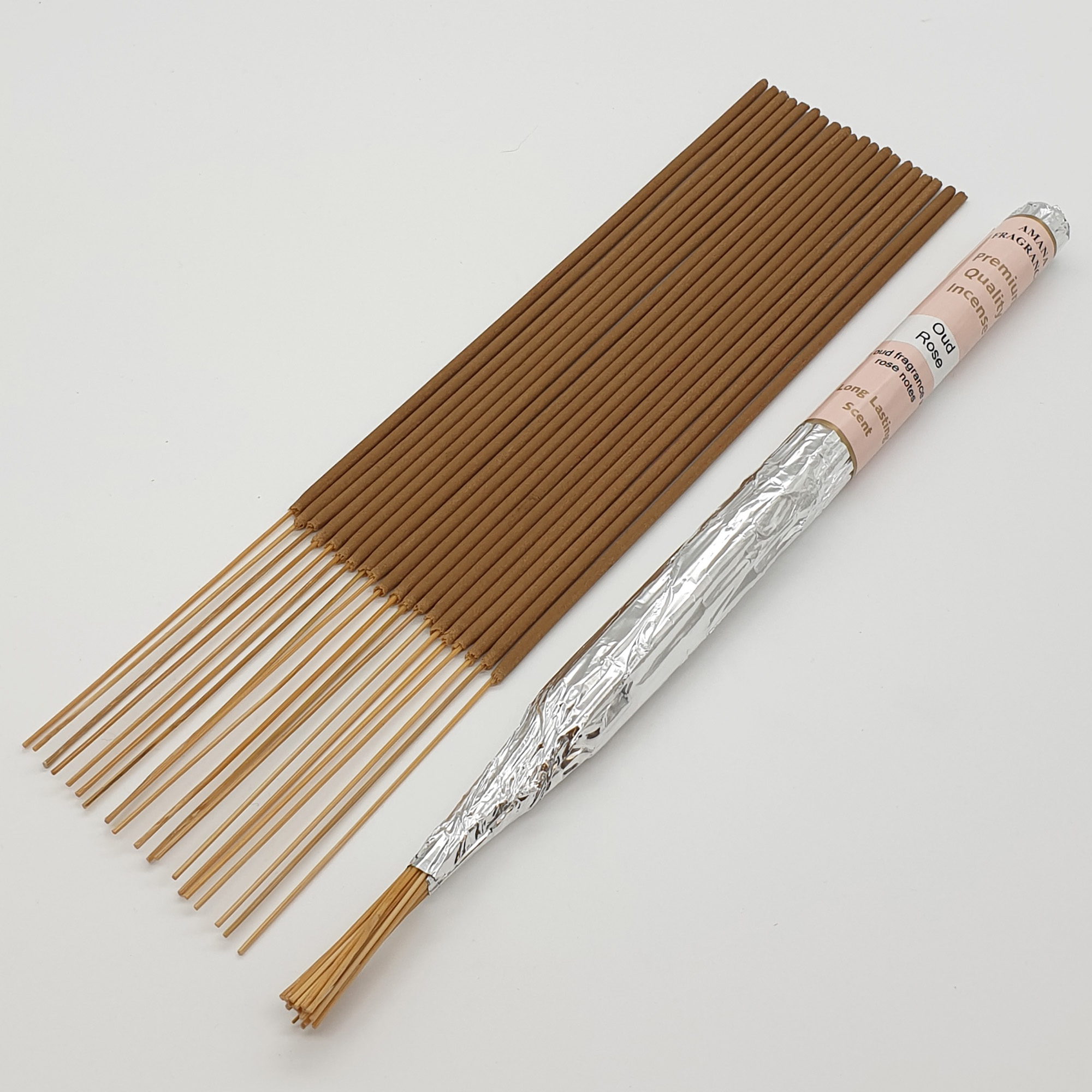 Oud Rose Long Burning Incense Sticks (60 Pack)