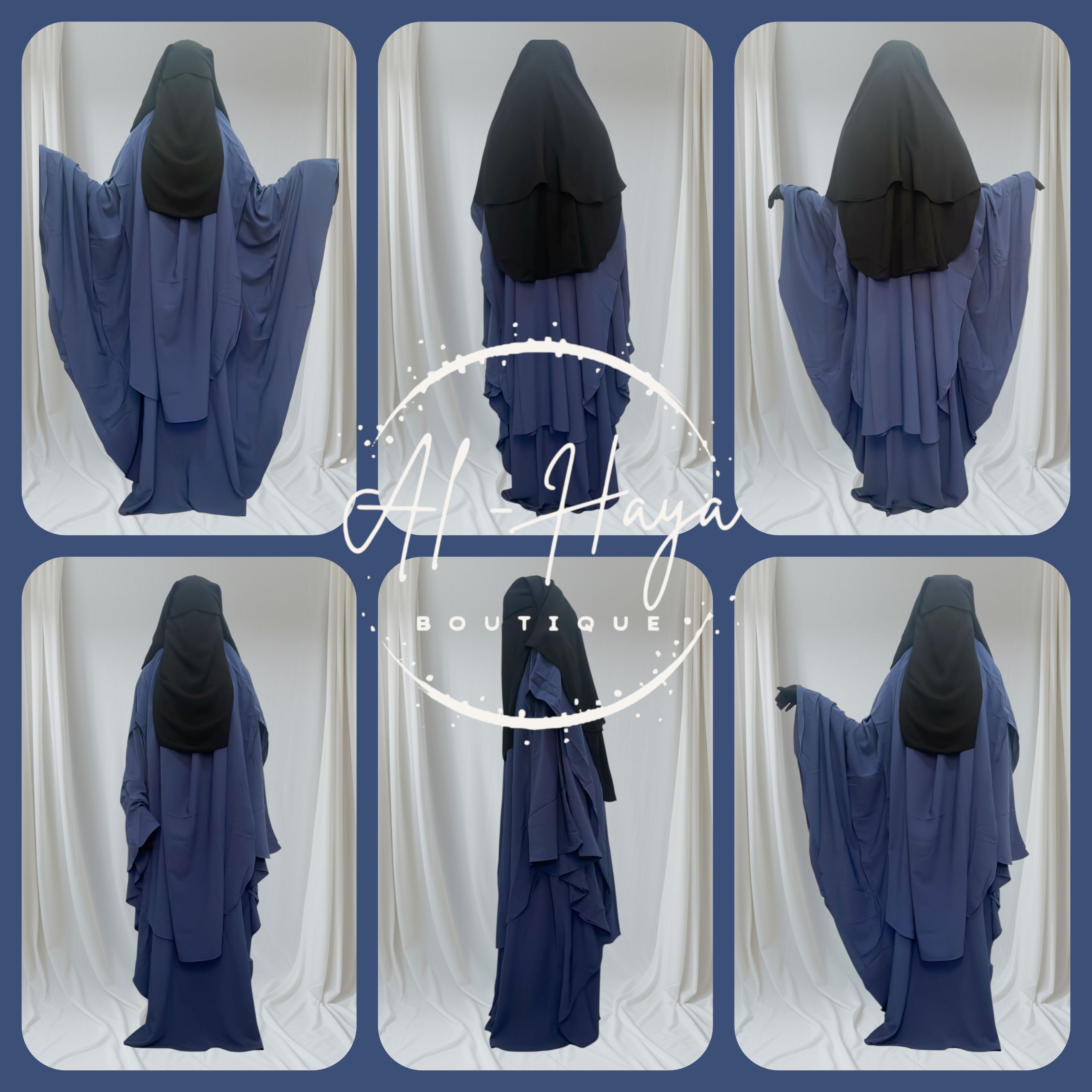 Abaya and Khimar Set Aisha with Niqab