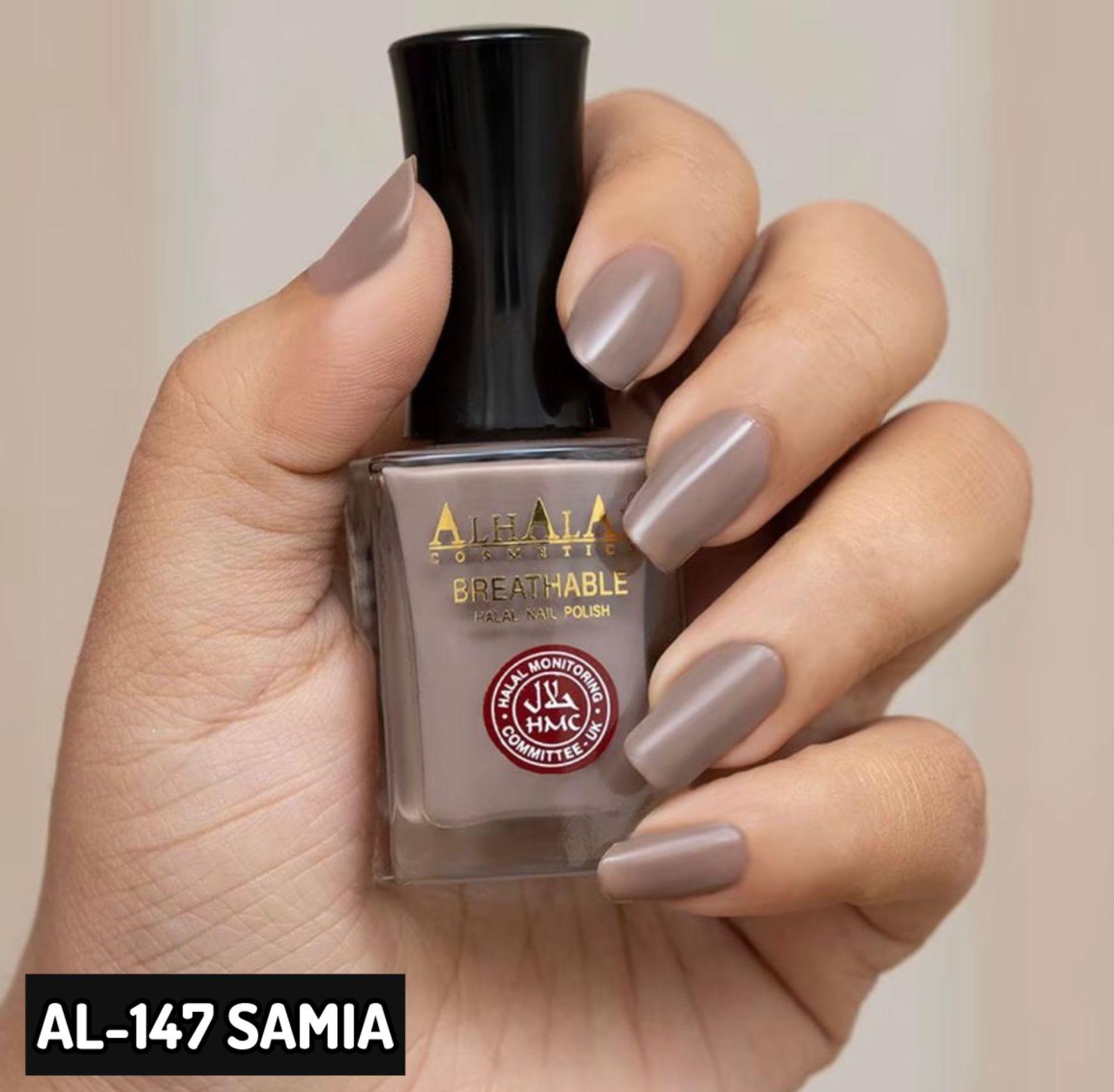 طلاء أظافر حلال نافذ للماء - سامية
