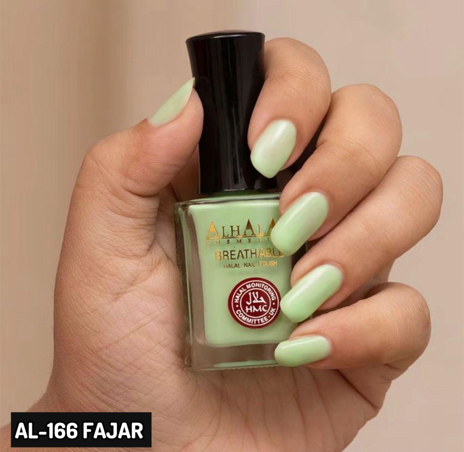 طلاء أظافر حلال نافذ للماء — فجر