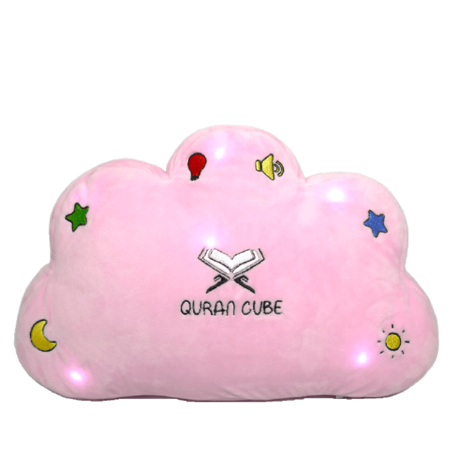 Quran Cube Pillow with Dua Sounds — Pink