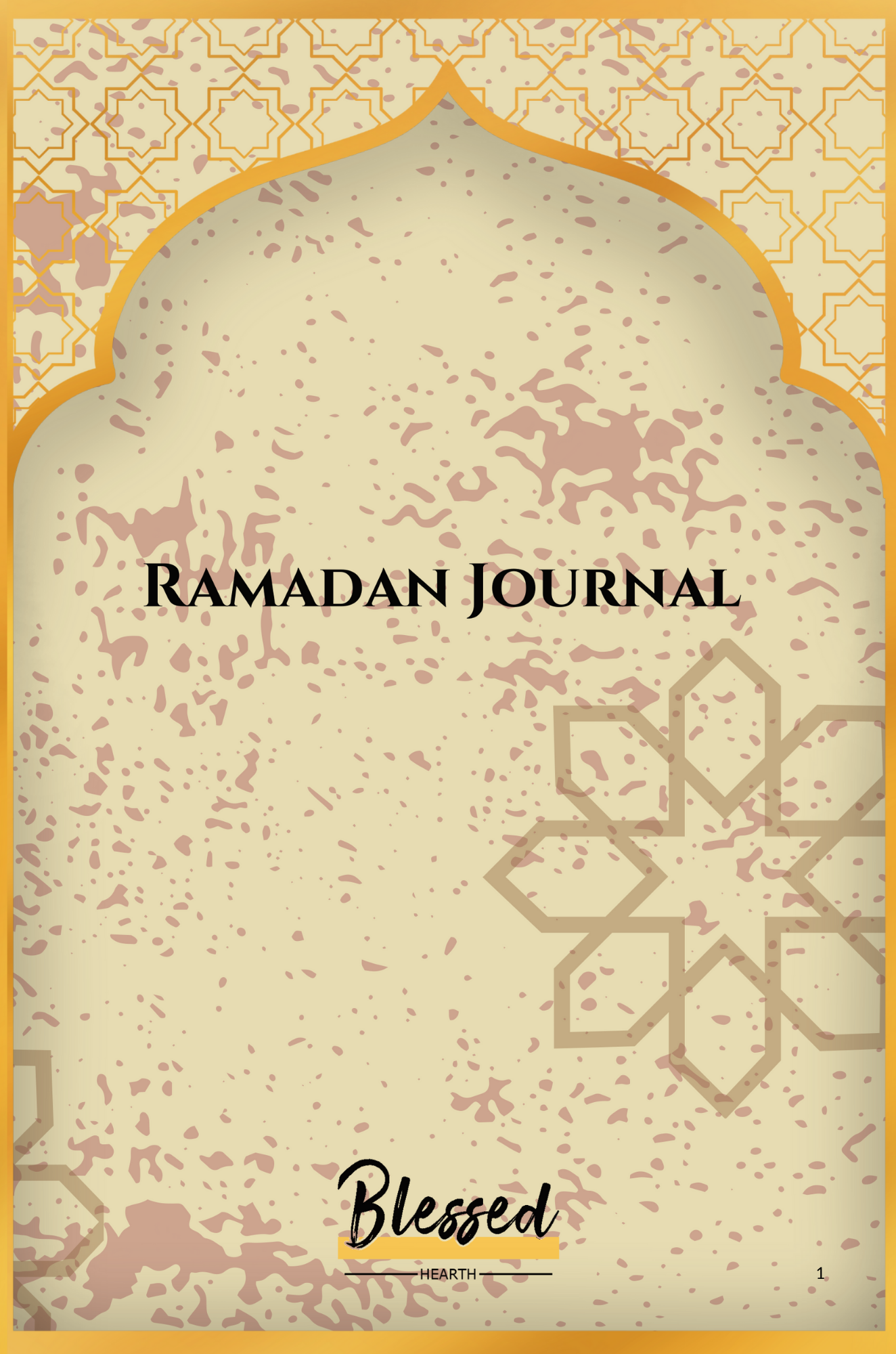 Ramadan Journal — Downloadable Planner with Recipes & Worship Tracker