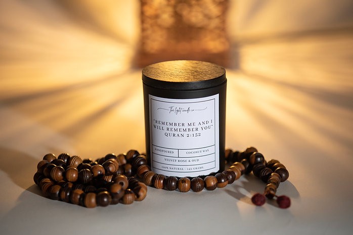 REMEMBER ME Candle - 145gr - Scented Candle - Islamic Gifts - Islamic Home - Islamic Candle