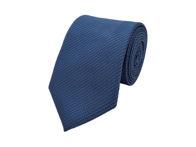 Sea Blue & Red Patterned Tie