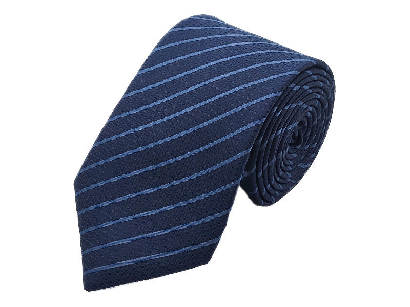 Sky blue single striped tie - Mens Accessories - Islamic Gifts For Him - Islamic Gifts For Father/Husband - Eid Gifts For Him - Eid Gifts For Husband/Father - Islamic Men's Accessories