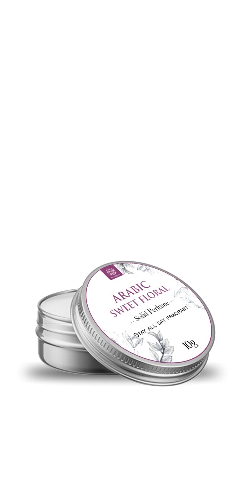 Solid Perfume - Arabic Sweet Floral - 10g - Islamic Fragrance - Islamic Gifts For Her, Sister or Mother - Eid Gifts - Nikkah Gifts
