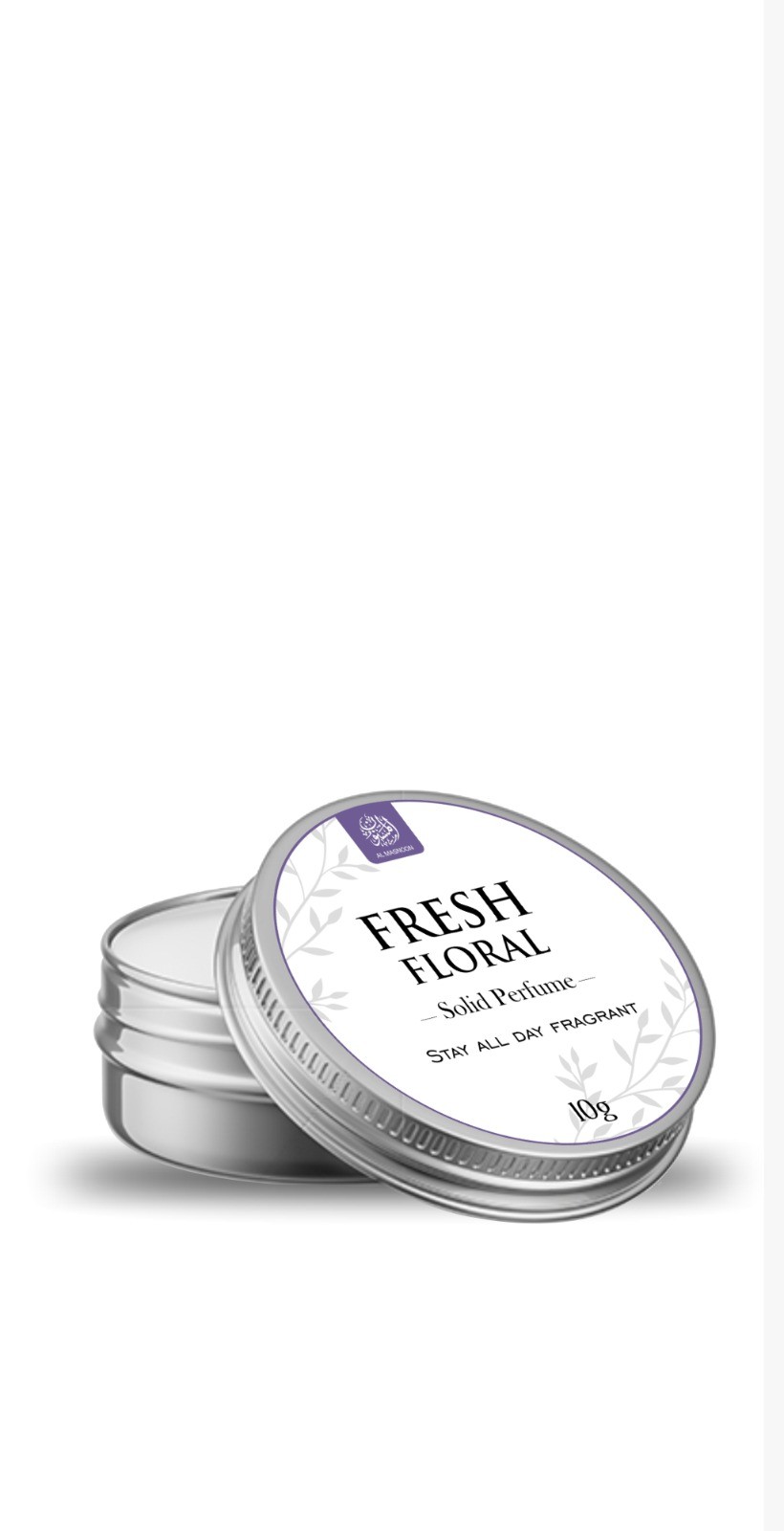 Solid Perfume - Fresh Floral - 10g - Islamic Fragrance - Islamic Gifts For Her, Sister or Mother - Eid Gifts - Eid Gifts