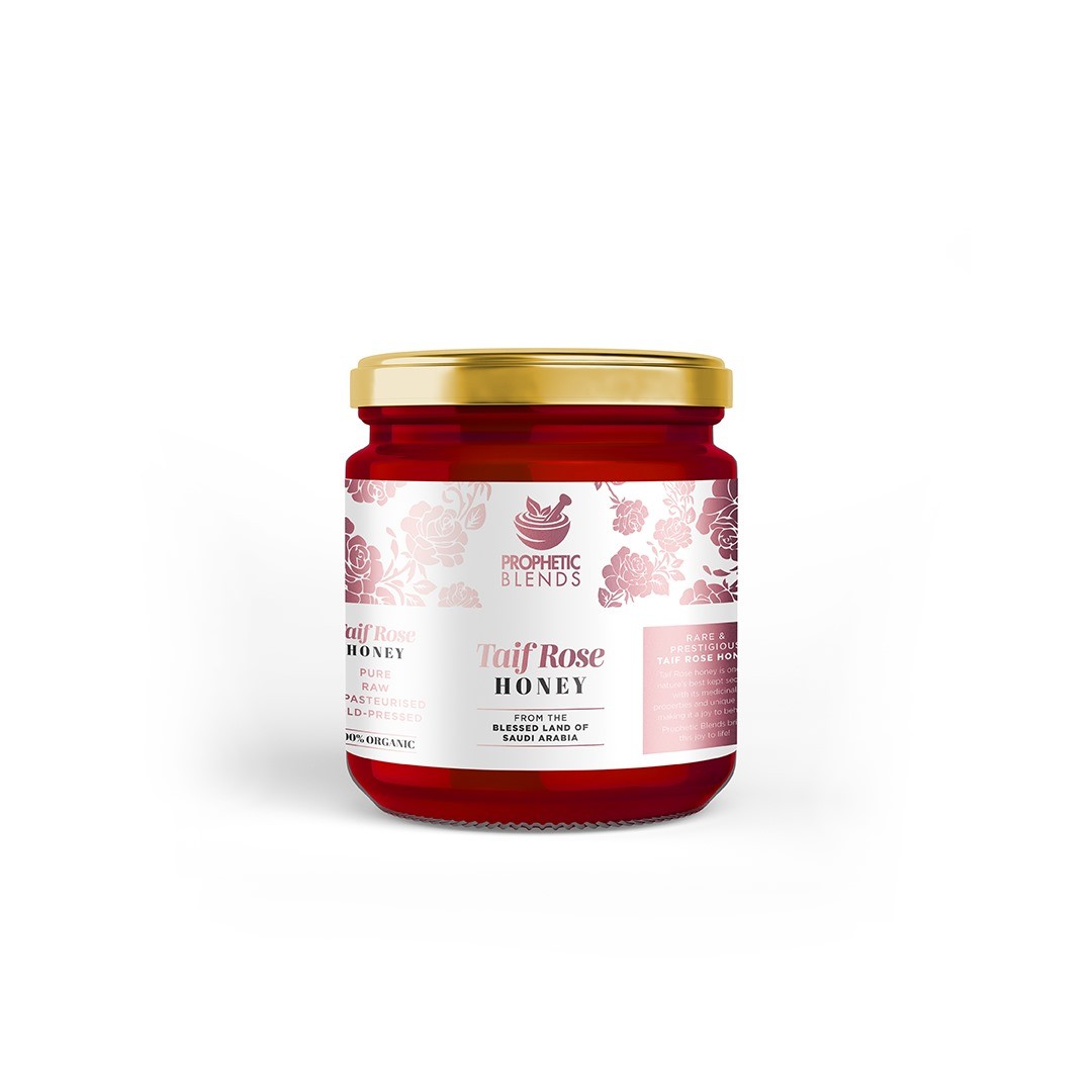 Taif Rose Organic Honey — 250g Pure & Natural