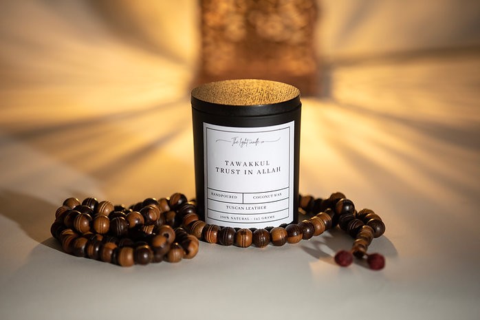 Tawakkul Candle - Scented Candle - 145gr - Islamic Gifts - Islamic Home - Islamic Candle