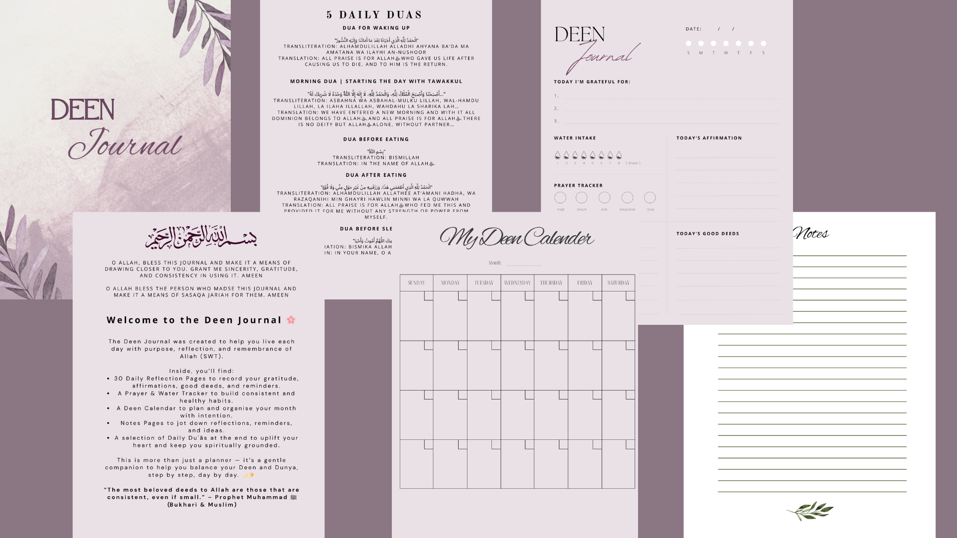 The Deen Journal: Balance Your Deen & Dunya (Digital)