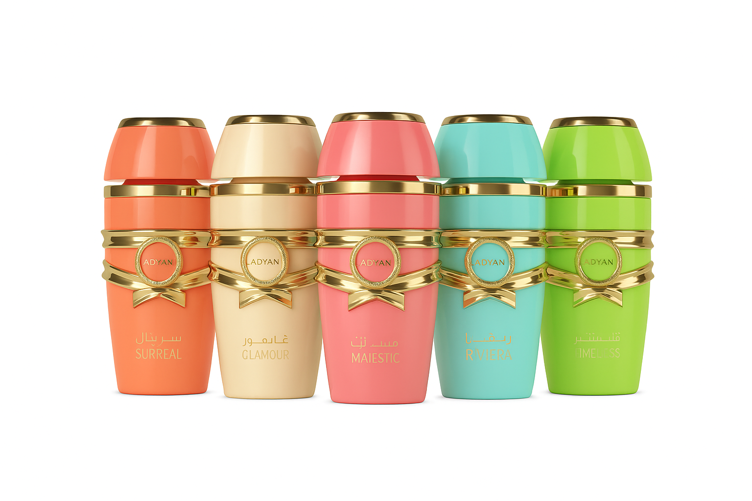 The Pastels of Arabia Series by Adyan — 5 x 100ml Extrait de Parfum Set