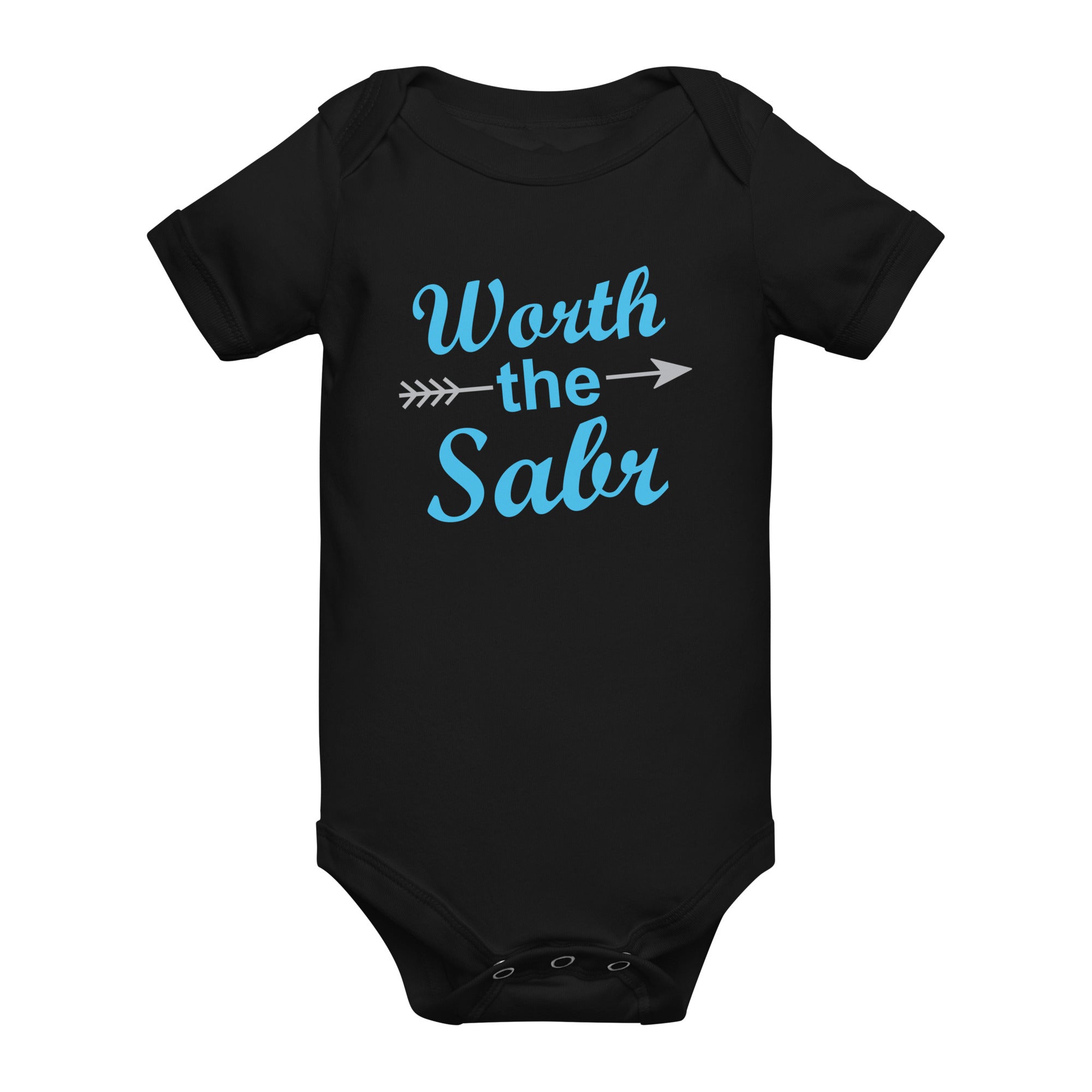 Worth The Sabr Baby Romper