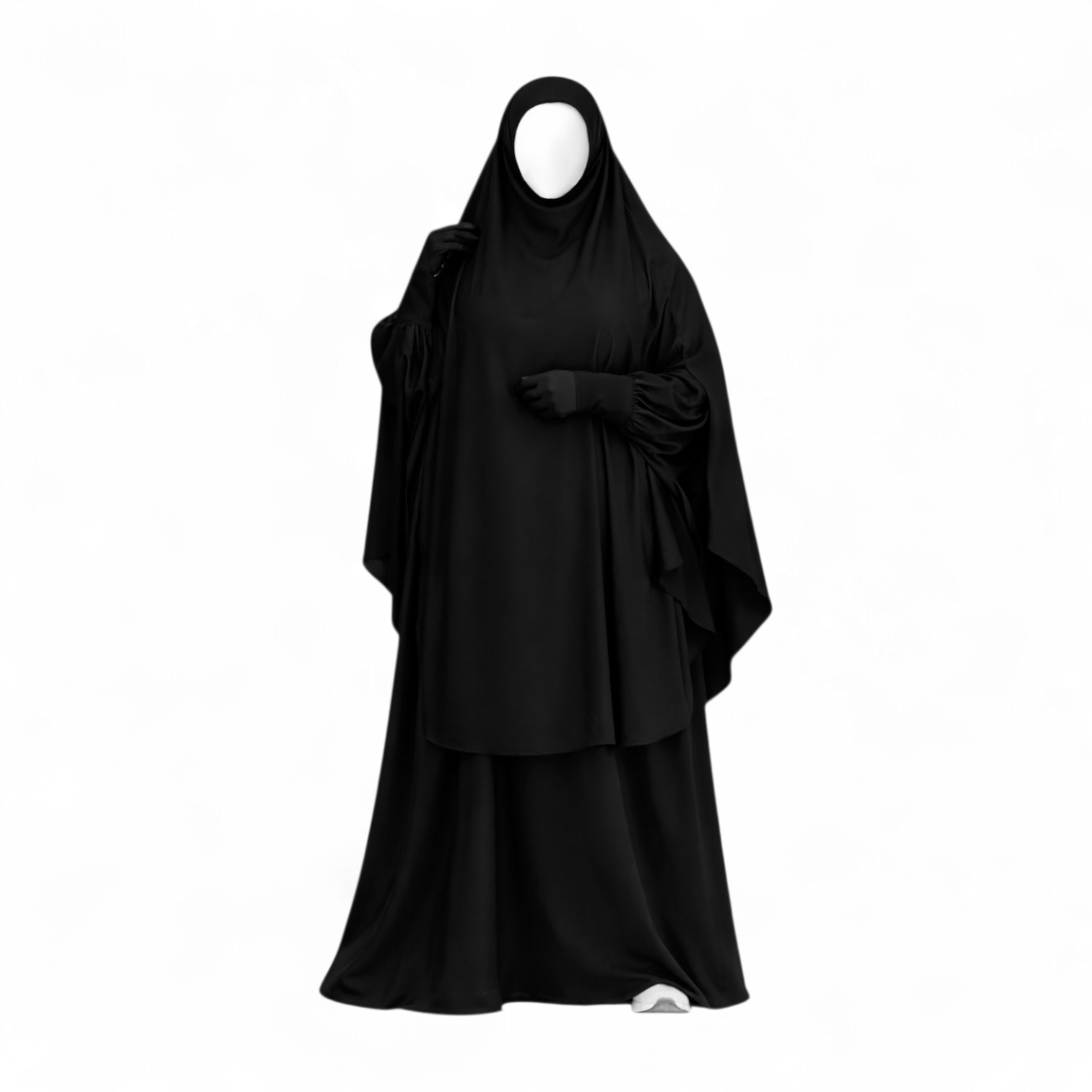 3-Piece Umm al-Kayr Jilbab Set — Wudu-Friendly Modest Wear