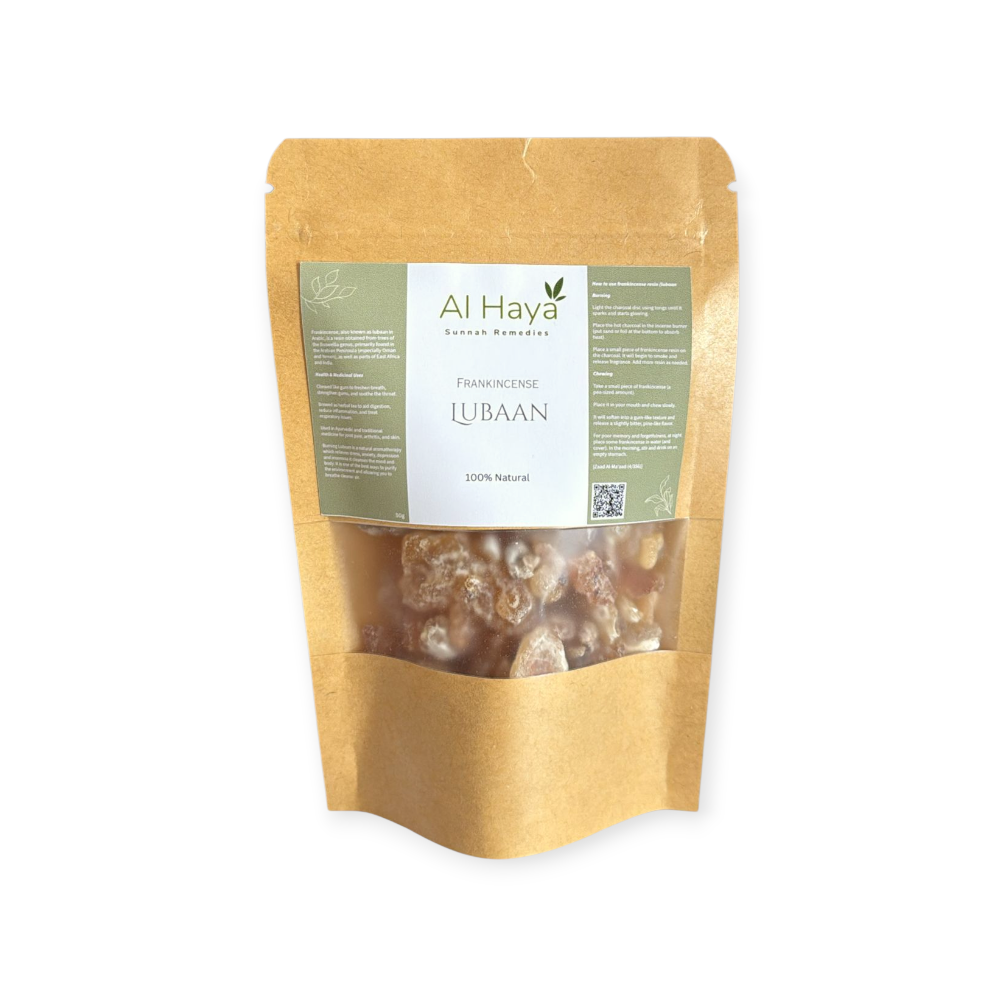 Omani Frankincense (Lubaan) — 50g Natural Incense