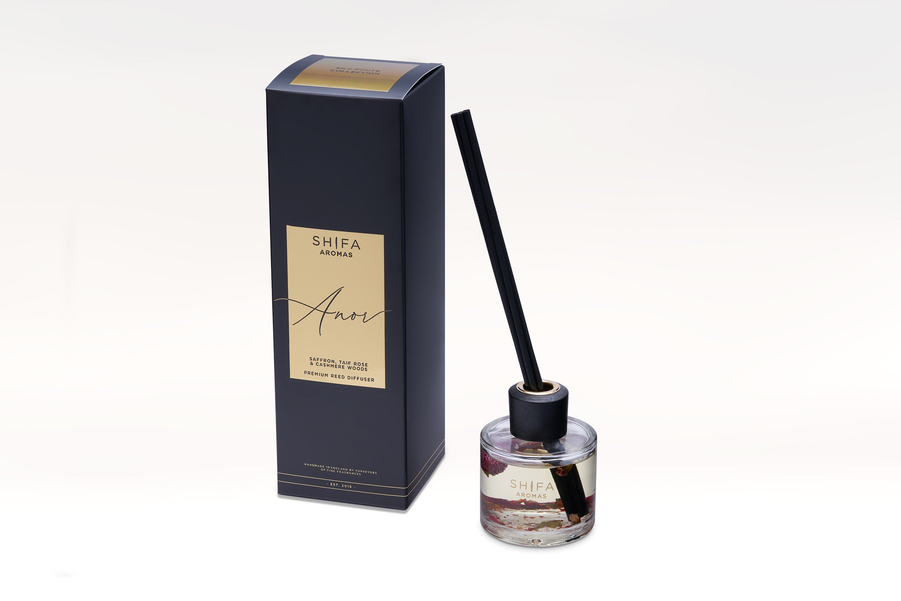 Anor Luxury 100ml Diffuser - Eco-friendly - Fiber Reed - Islamic Home Fragrance - Halal Fragrance - Islamic Fragrance - Islamic Home - New Muslim Home Gift