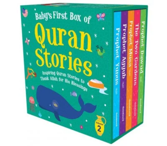 Baby's First Box of Quran Stories - Box 2 (5 Board Books)