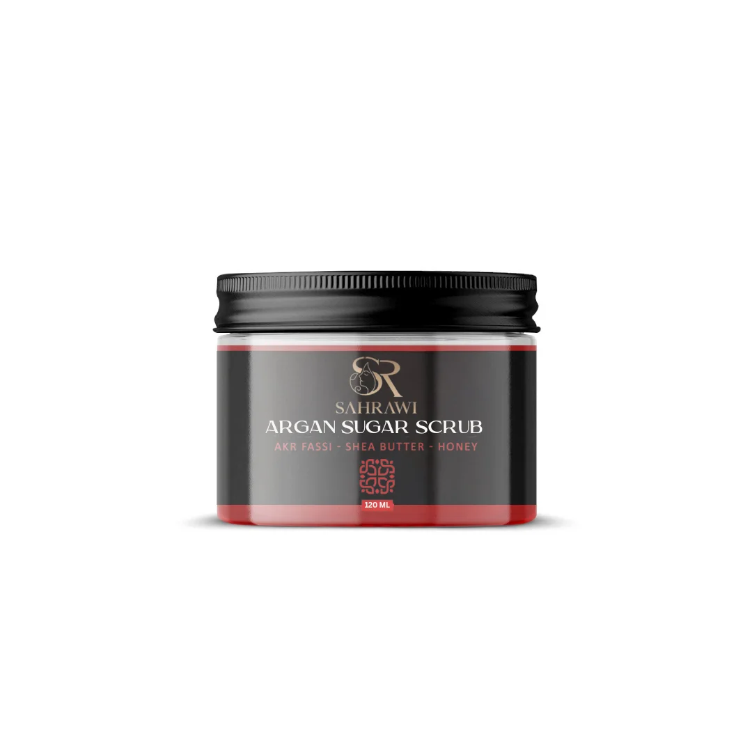 Aker Fassi Argan Sugar Scrub 120g — Halal Exfoliating Body Polish