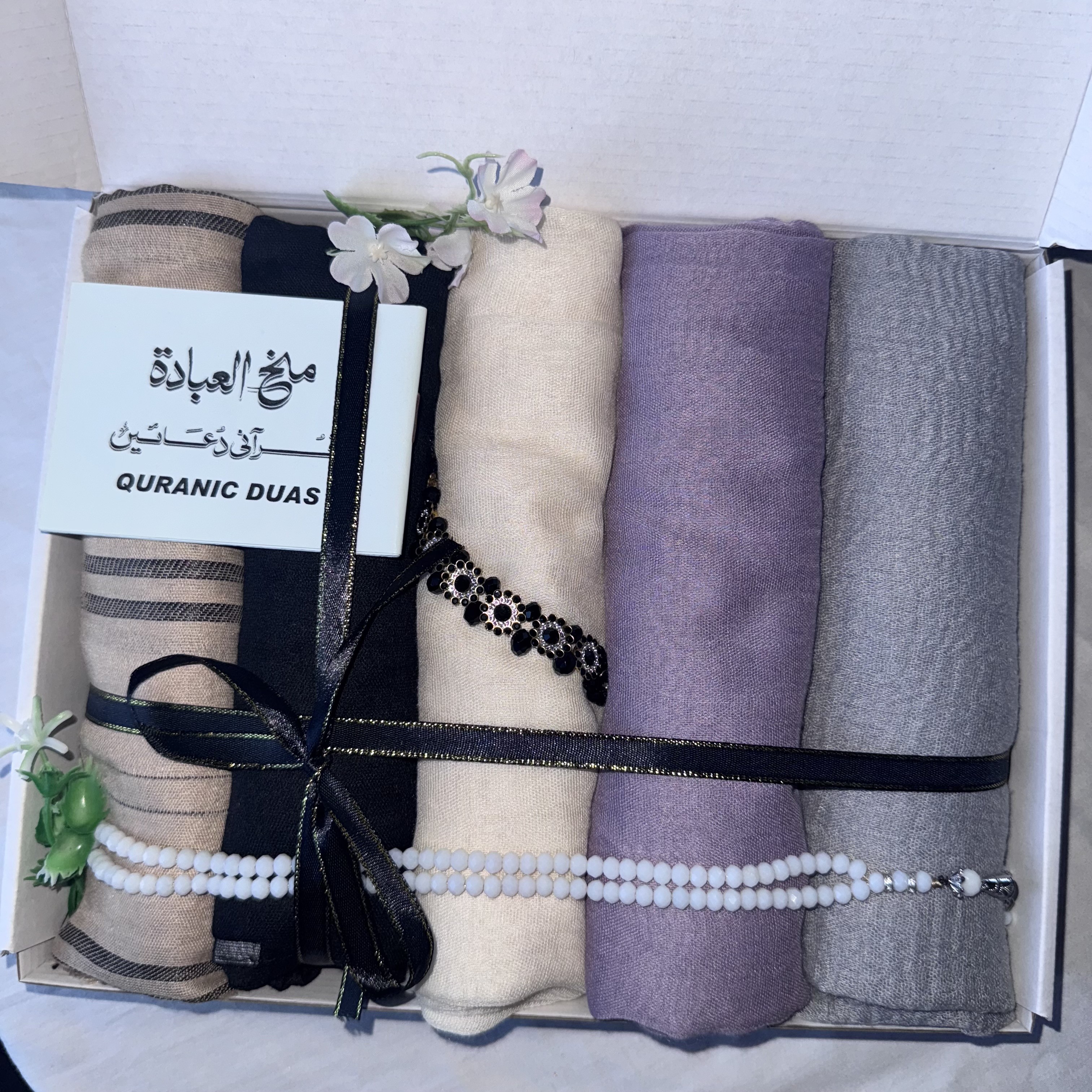 Premium Cotton Hijab Gift Box for Ramadan, Eid & Special Occasions