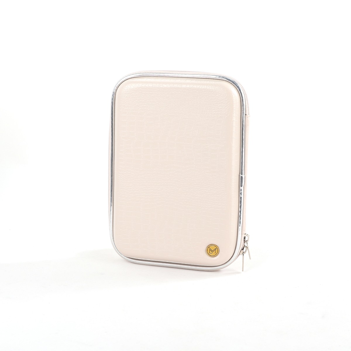 Croc Ivory Quran Cover with Metal Logo