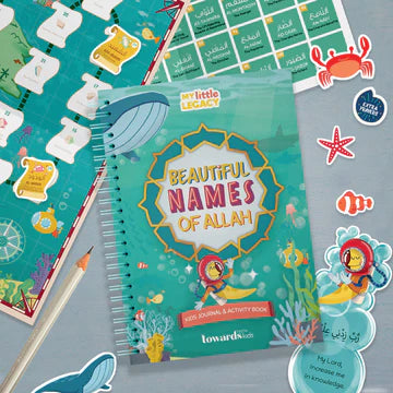 Beautiful Names of Allah Kids Journal & Activity Book