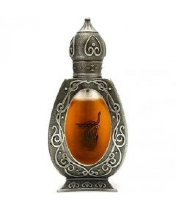 Burj Al Anfar Silver Attar Perfume Oil - Islamic Perfume - Dehn Al Oudh - 20ml - Unisex perfume - Islamic gift for her/him - Ramadan/Eid gift - Islamic fragrance for her/him - Arabian unisex perfume - Arabic unisex perfume - Nikkah gift