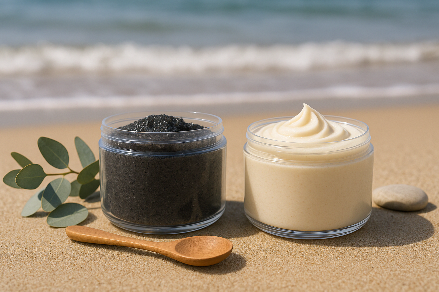 Charcoal Foot Scrub & Whipped Foot Butter Set – Detox Foot Care, Exfoliating Scrub & Hydrating Butter