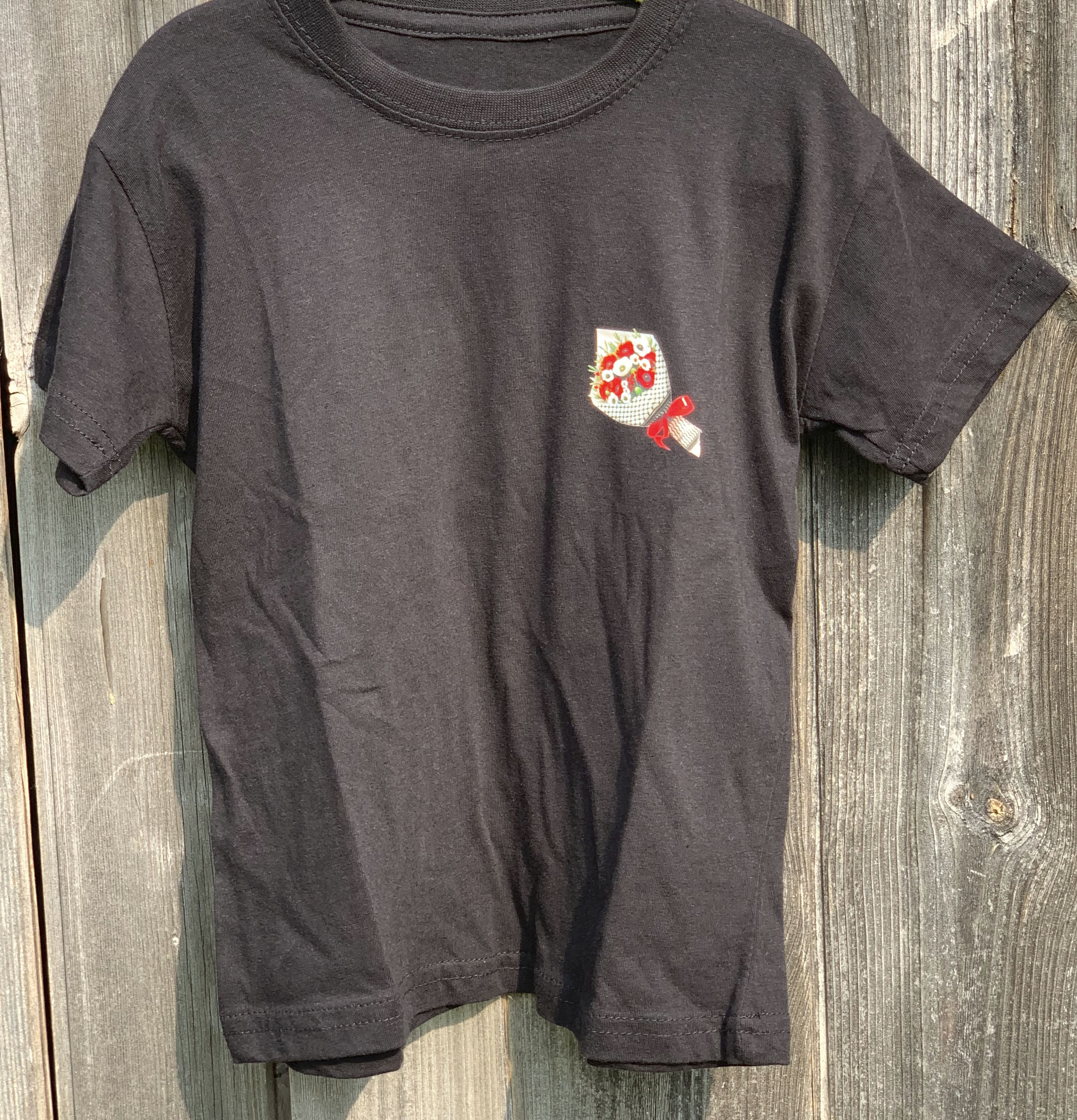 Children's Olives & Poppies T-shirt - Palestine Solidarity