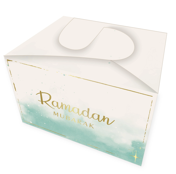 Ramadan Cookie Box - Mint Green