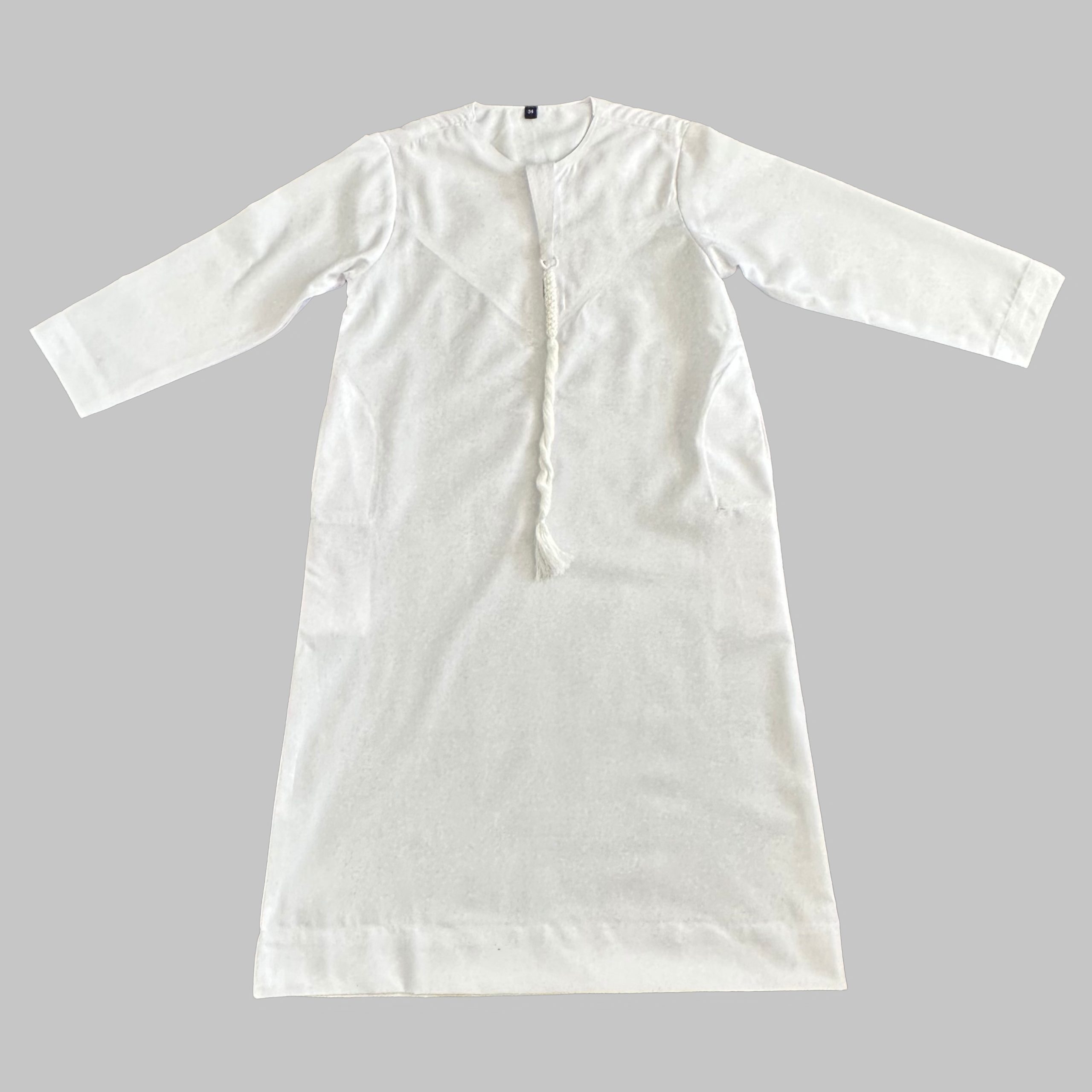 Emirati Boys Thobe - White - Boys Thobe - Islamic Kids Emirati Thobe - Comfortable Premium Boys Thobe - Kids Hajj/Umrah Gifts - Ramadan/Eid Boys Thobe