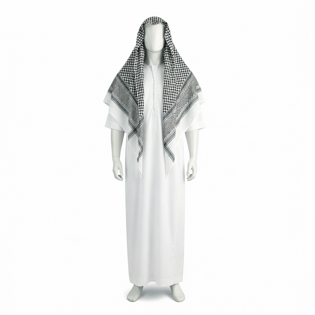 Emirati Mens Thobe - White