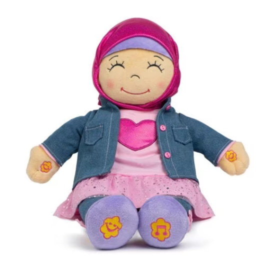 English/Arabic Speaking Aamina \(No Surah Falaq\) - Islamic doll - Muslim doll - Islamic speaking doll - Islamic talking doll - Halal toy - Islamic toy for kids - Muslim kids toy - Islamic gift for children